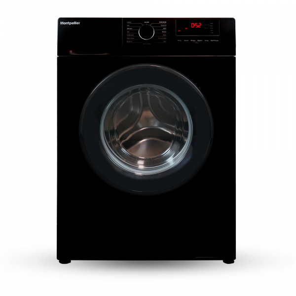 10kg Load 1400rpm Spin Speed Washing Machine In Black