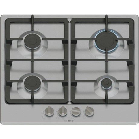 4 Burner Gas Hob With Front Controls In Stainless Steel