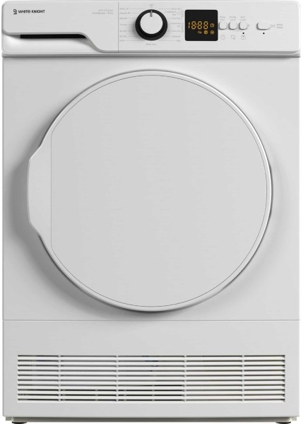 8kg Load Condenser Tumble Dryer In White