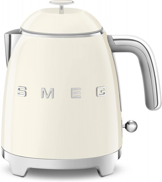 Retro 50s Style Mini 0.8 Litre Kettle In Cream