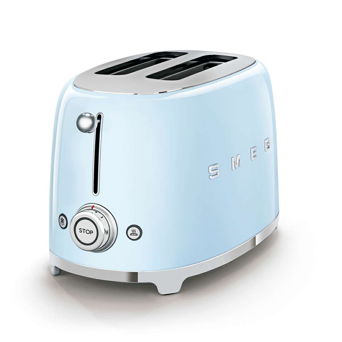 2 Slice 50's Style Toaster In Blue Toasters Kettles & Toasters
