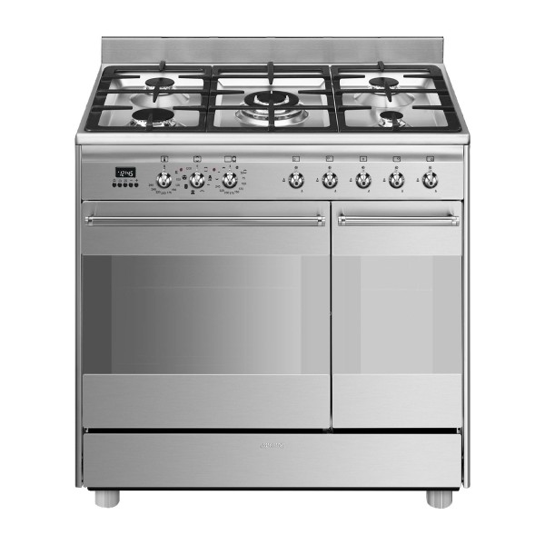 Concert 90cm Dual Fuel Range Cooker In Stainless Steel