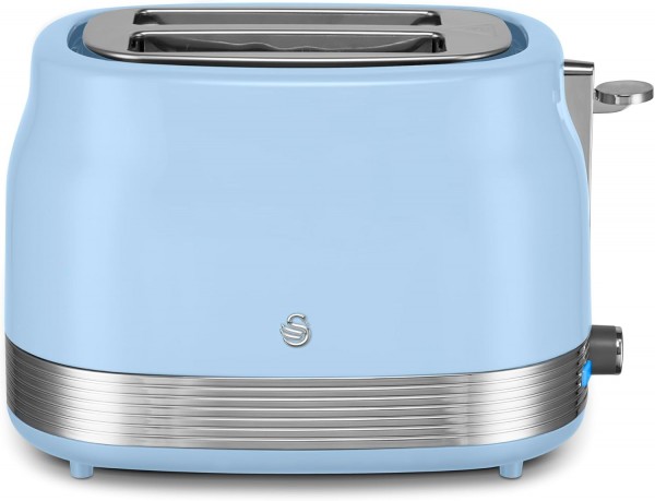 2 Slice Retro Toaster In Blue