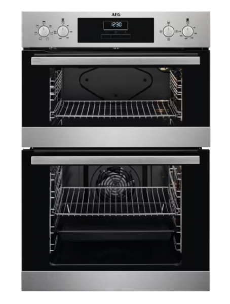 Built In Electric Double Oven In Stainless Steel