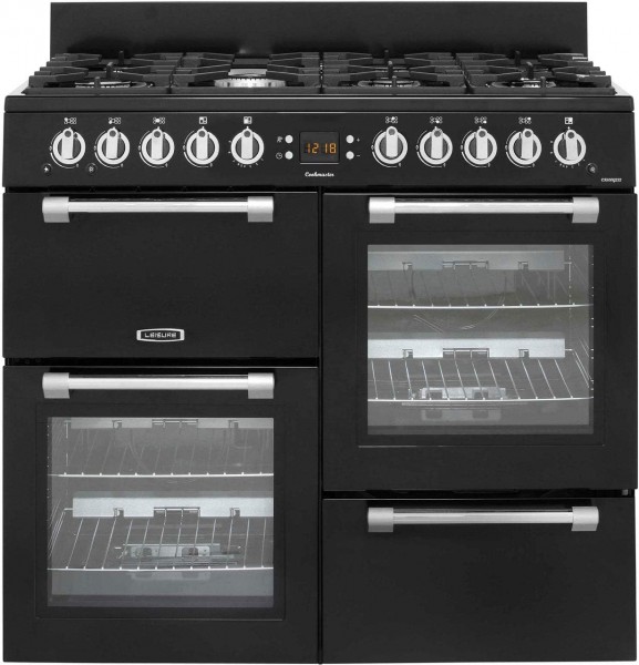 Cookmaster 100cm Gas Range Cooker In Black