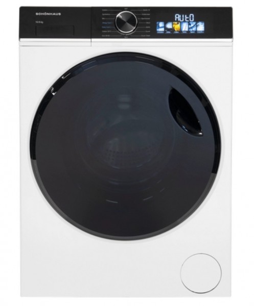 10kg Load 1400rpm Spin Speed Washer Dryer In White