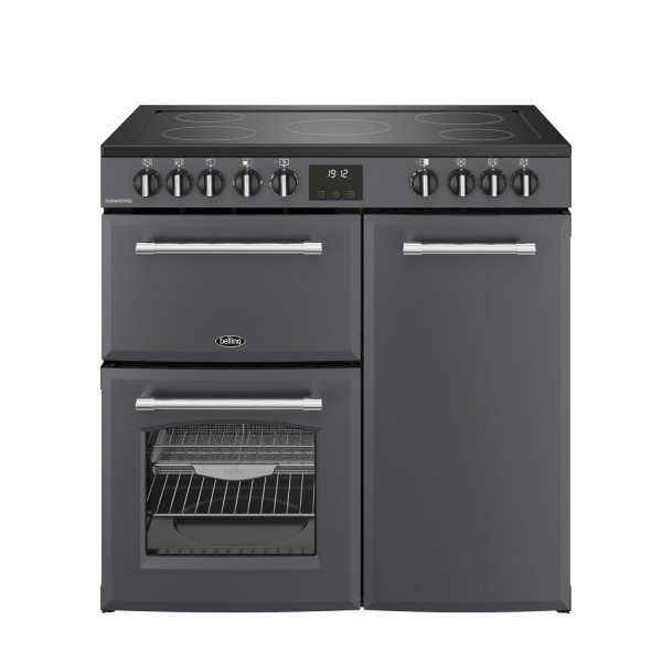 90cm Electric Range Cooker With Ceramic Top In Anthracite