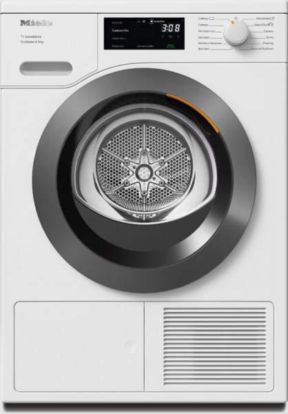 8kg Load Heat Pump Tumble Dryer In White