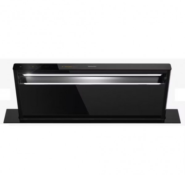 Levantar 92cm Wide Downdraft Extractory Hoob In Obsidian Black