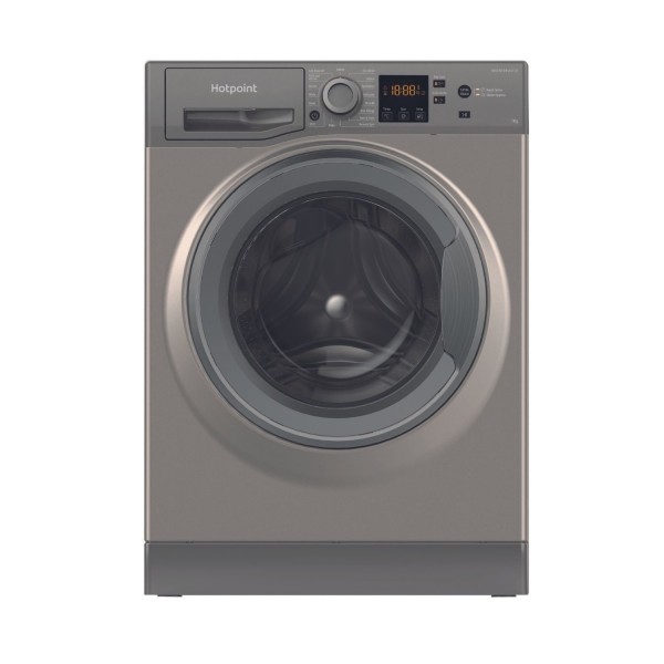 9kg Load 1400rpm Spin Speed Washing Machine In Graphite