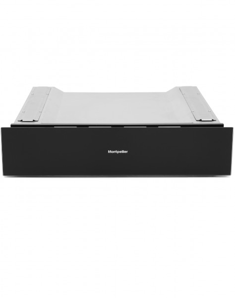 14cm Warming Drawer In Black Glass