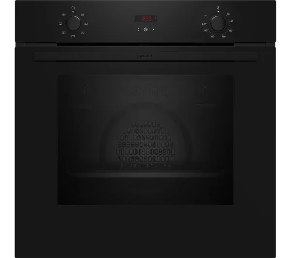 N30 Built In Single Electric Fan Oven In Black