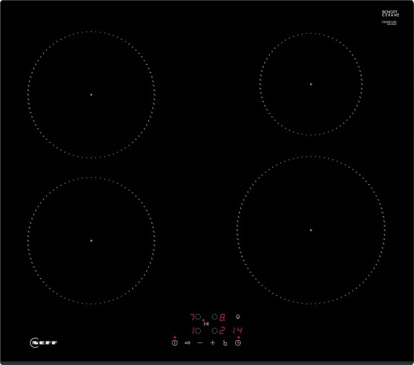 N30 60cm Touch Control Induction Hob In Black (32 amp)