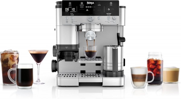 Luxe Premier 3-in-1 Coffee Machine With Built In Grinder And Milk Frother