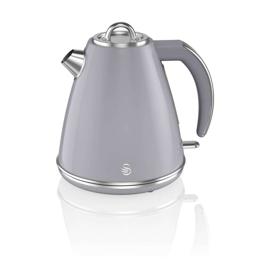 1.5ltr 3kW Cordless Jug Kettle In Grey Kettles Kettles & Toasters