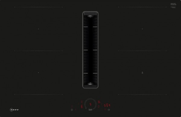 N70 80cm Wide Venting Hob In Black (20 Amp)