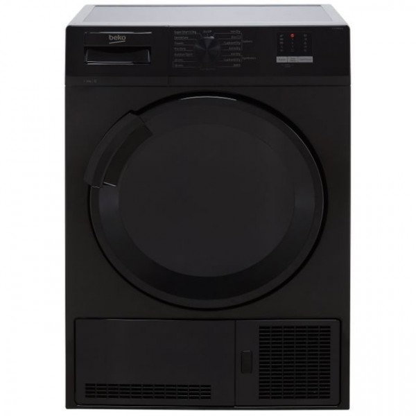8kg Load Condenser Tumble Dryer In Black