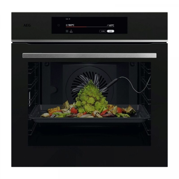 9000 Series Built In Single Electric Oven In Black