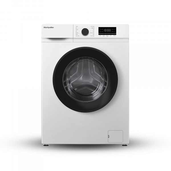 6kg Load 1000rpm Spin Speed Slim Depth Washing Machine In White