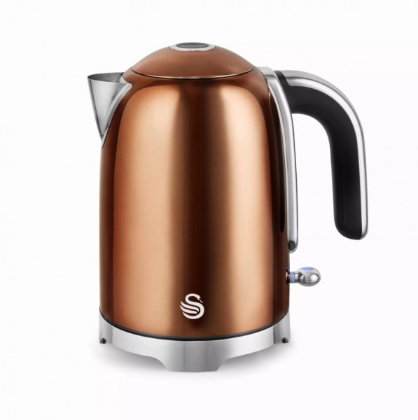 Solace 1.7 Litre 3kw Cordless Kettle In Copper