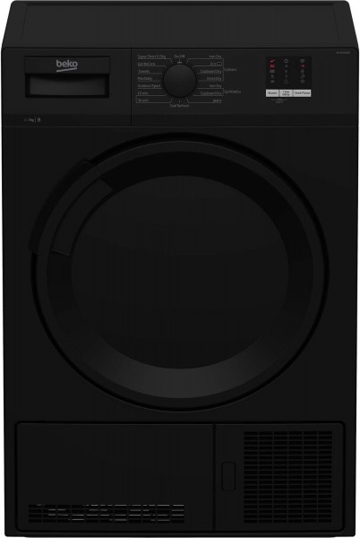 7kg Load Condenser Tumble Dryer In Black
