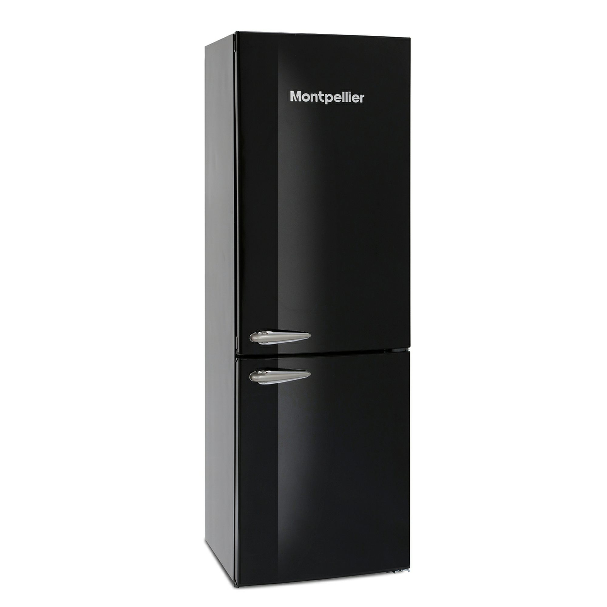 60cm fridge freezer black