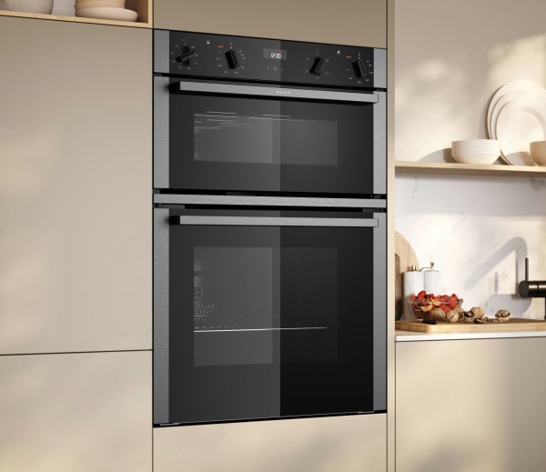 Built In Electric Double Oven In Stainless Steel