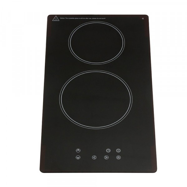 2 zone ceramic hob