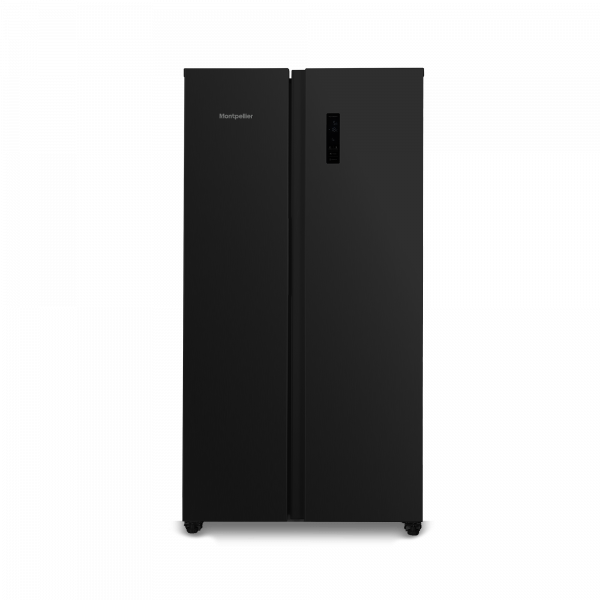 American Style Side By Side Fridge Freezer In Black