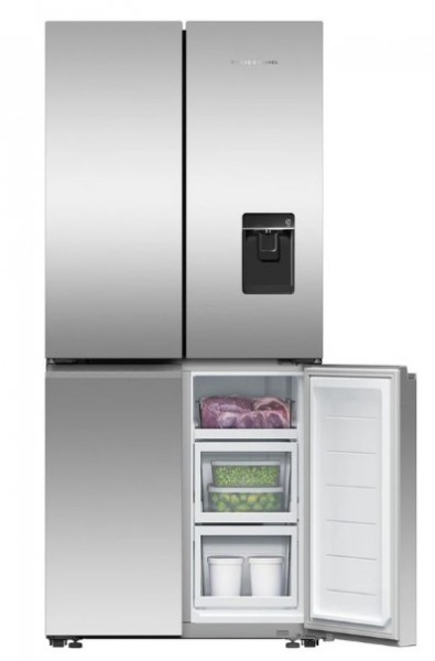Series 7 4 Door American Style Plumbed In Fridge Freezer In Stainless Steel