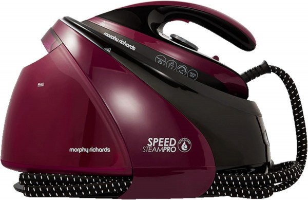 3000w, 1.6 Litre Steam Generator Iron In Black And Mulberry