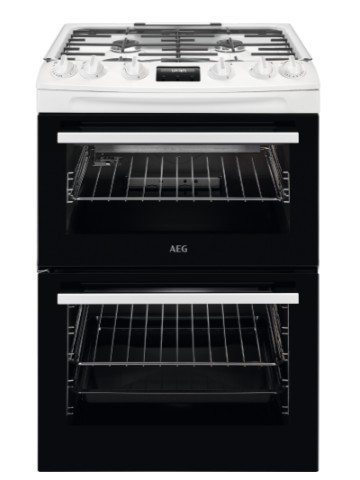 AEG CGX6130ACW Gas Cooker with Double Oven