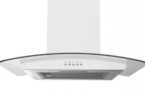 STATESMAN CGH160GS Curved Glass Chimney Cooker Hood