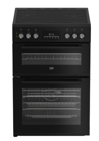 Beko EDC6731K Ceramic Electric Cooker with Double Oven