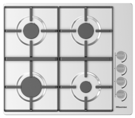 Hisense GM642XHS 60cm 4 Burner Gas Hob
