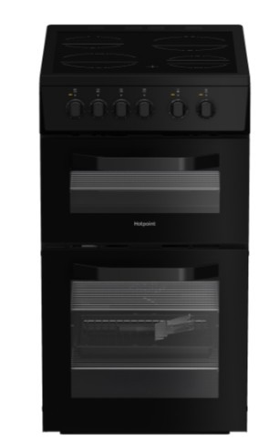 Hotpoint HTE5VCB Ceramic Electric Cooker with Separate Grill