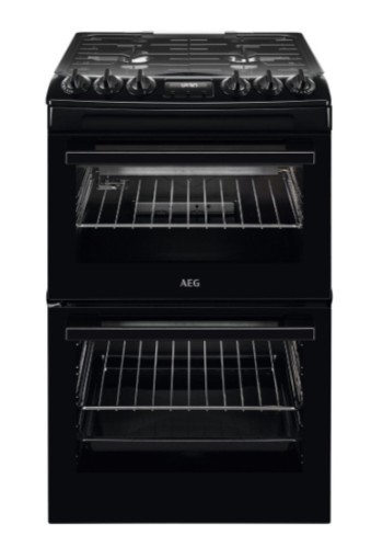 AEG CGX1130ACB Gas Cooker with Double Oven
