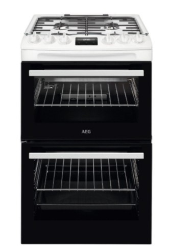 AEG CGX1130ACW Gas Cooker with Double Oven