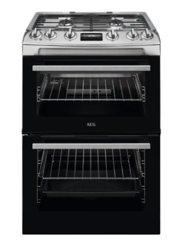 AEG CGX6130ACM Gas Cooker with Double Oven