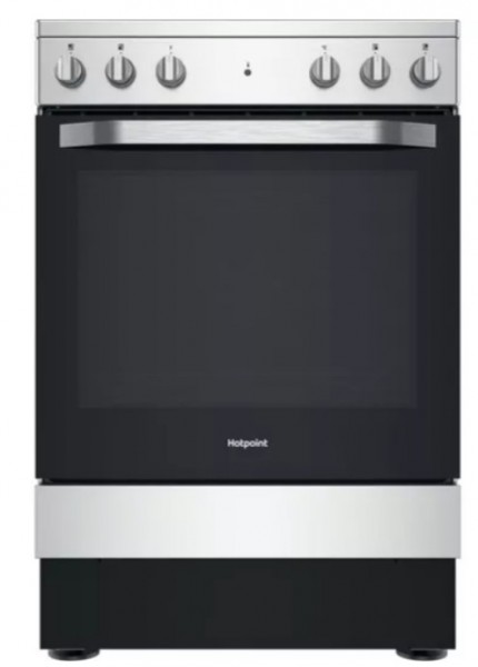 Hotpoint HS67V5KHX/UK Ceramic Electric Cooker with Single Oven