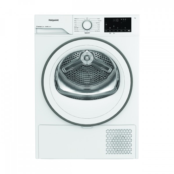 Hotpoint CHD93MWWUK 9kg Heat Pump Tumble Dryer with PetHairCare White Launceston Cornwall Devon Callington Tavistock Liskeard Yelverton Camelford Wadebridge Okehampton Bude Holsworthy near me local cheap
