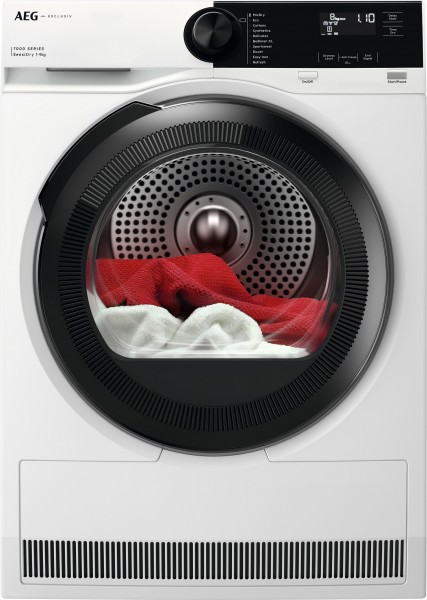 AEG TR729A4B 9kg Heat Pump Tumble Dryer White Launceston Cornwall Devon Callington Tavistock Liskeard Yelverton Camelford Wadebridge Okehampton Bude Holsworthy near me local cheap