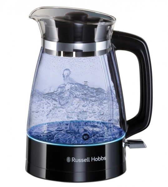 Russell Hobbs 26080 Classic Glass Kettle Black Launceston Cornwall Devon Callington Tavistock Liskeard Yelverton Camelford Wadebridge Okehampton Bude Holsworthy near me local cheap