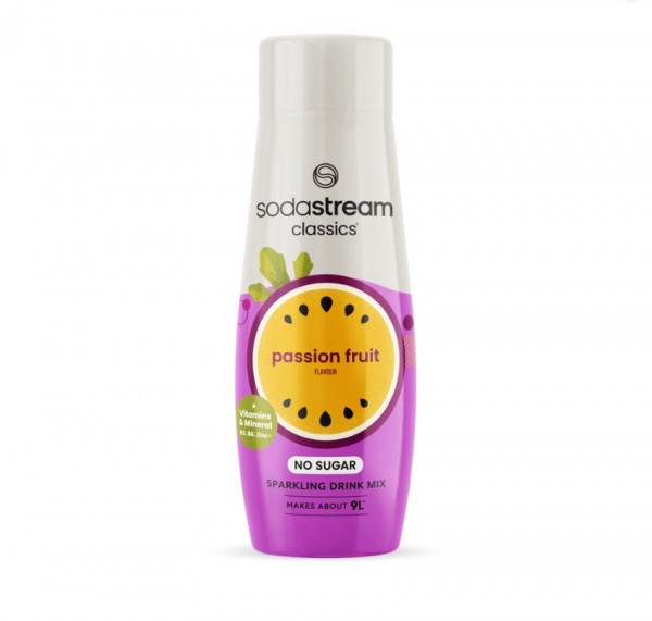 Sodastream Classics Passionfruit Sugar Free Syrup Drink Mix 440ml Launceston Cornwall Devon Callington Tavistock Liskeard Yelverton Camelford Wadebridge Okehampton Bude Holsworthy near me local cheap