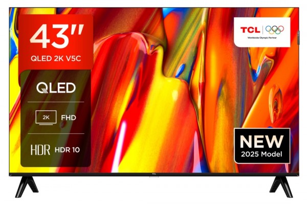 TCL 43V5C-UK 43" QLED FHD HDR Android TV Launceston Cornwall Devon Callington Tavistock Liskeard Yelverton Camelford Wadebridge Okehampton Bude Holsworthy near me local cheap