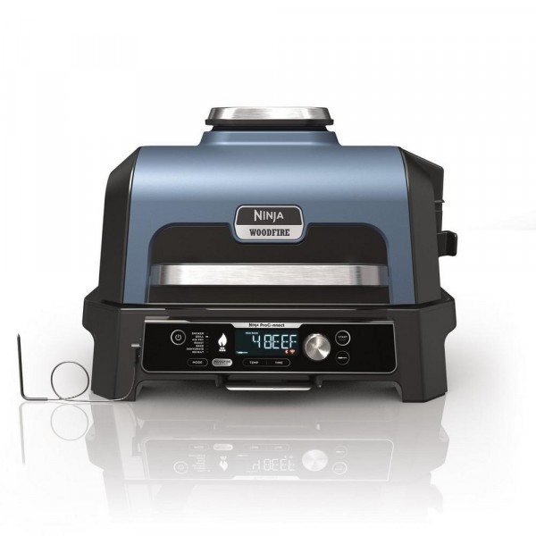 Ninja OG901UK Woodfire Pro Connect XL Electric BBQ Grill & Smoker Black/Blue Launceston Cornwall Devon Callington Tavistock Liskeard Yelverton Camelford Wadebridge Okehampton Bude Holsworthy near me local cheap