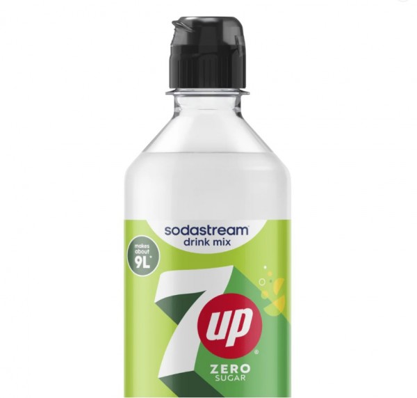 Sodastream 7UP® Zero Sugar Syrup Drink Mix 440ml Launceston Cornwall Devon Callington Tavistock Liskeard Yelverton Camelford Wadebridge Okehampton Bude Holsworthy near me local cheap