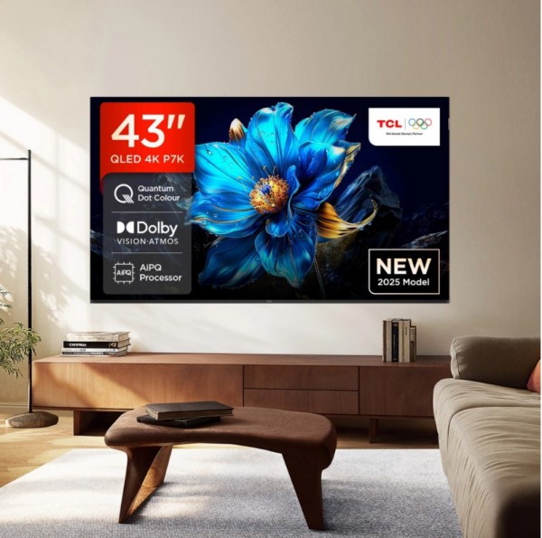 TCL 43P7K-UK 43" 4K QLED Direct LED HDR Google TV Launceston Cornwall Devon Callington Tavistock Liskeard Yelverton Camelford Wadebridge Okehampton Bude Holsworthy near me local cheap