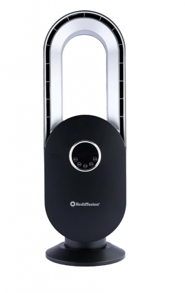Rediffusion REDBSF03B Bladeless Fan in Black Launceston Cornwall Devon Callington Tavistock Liskeard Yelverton Camelford Wadebridge Okehampton Bude Holsworthy near me local cheap