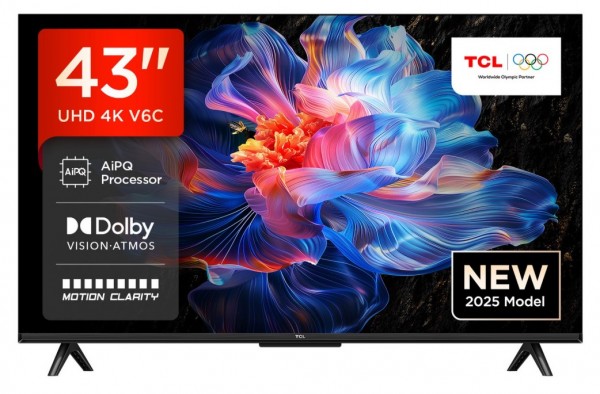 TCL 43V6C-UK 43" 4K Direct LED HDR Google TV Launceston Cornwall Devon Callington Tavistock Liskeard Yelverton Camelford Wadebridge Okehampton Bude Holsworthy near me local cheap
